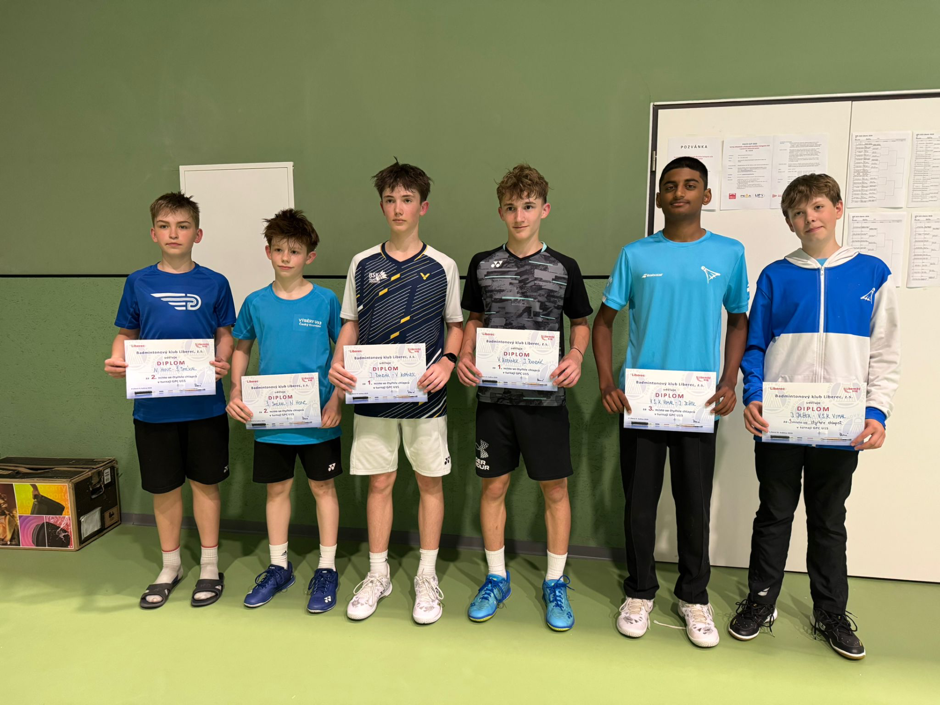 GPC U15 1. místo Jiří Randák a Vojtěch Kopánek