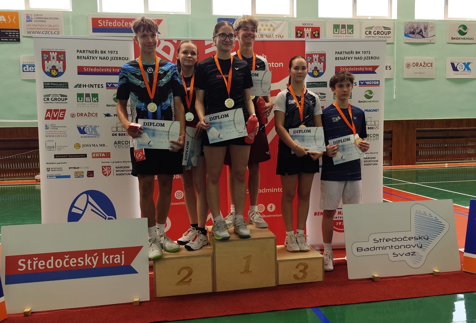 3. místo Louisa Charif a Jiří Randák